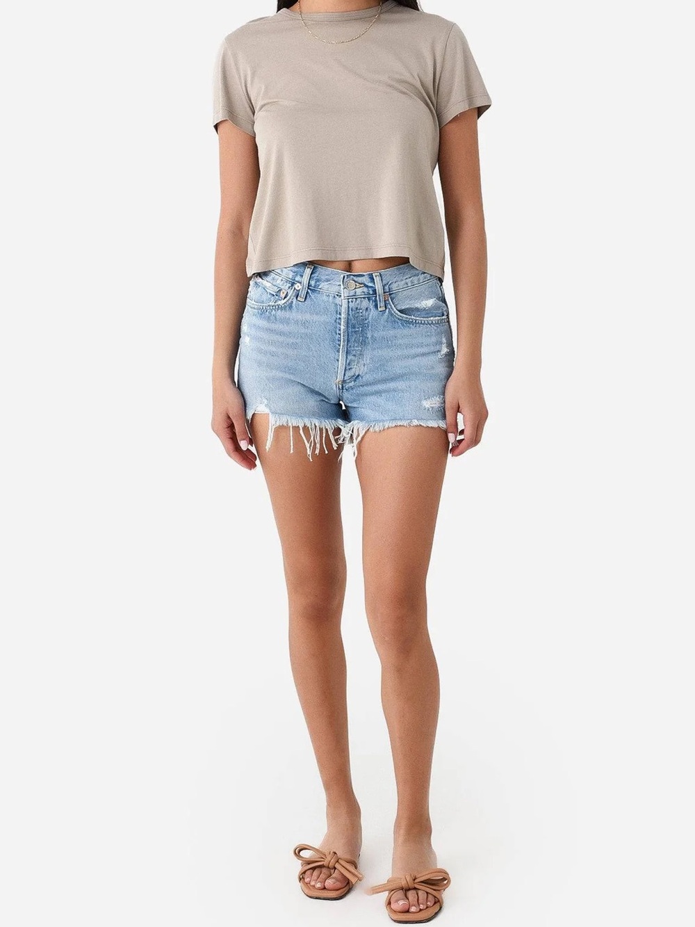 Agolde PARKER‎ VINTAGE CUT OFF SHORT IN SWAPMEET - Picture 2 of 16